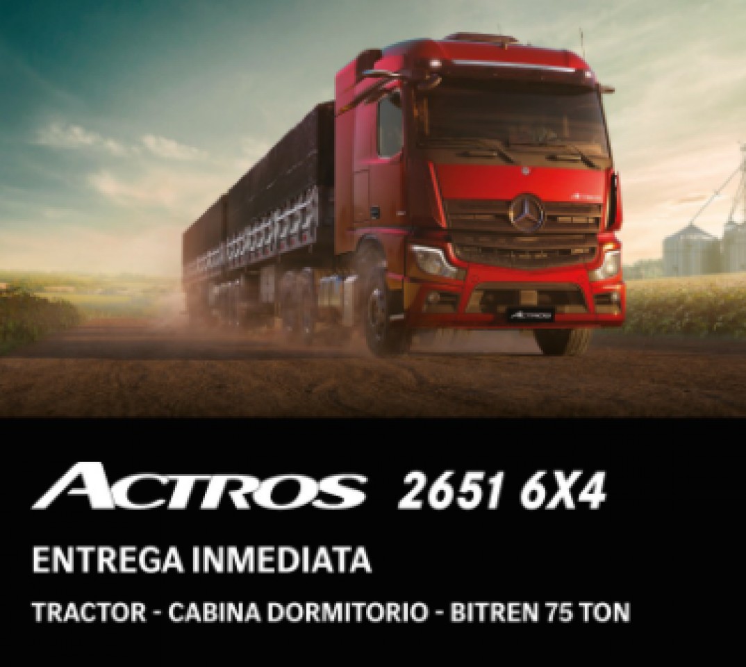 Mercedes Benz Actros 2651 Ls 36 6x4 Cd Bitren 75tn
