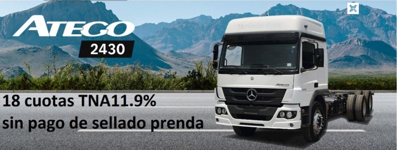 Mercedes Benz Atego 2432 6x2 Chasis 48