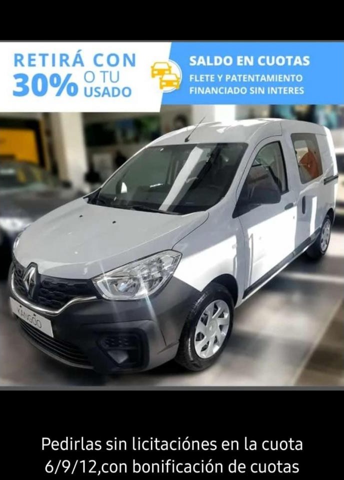 Venta Oficial De Renault " Kangoo " Retiralo En Cuota 6