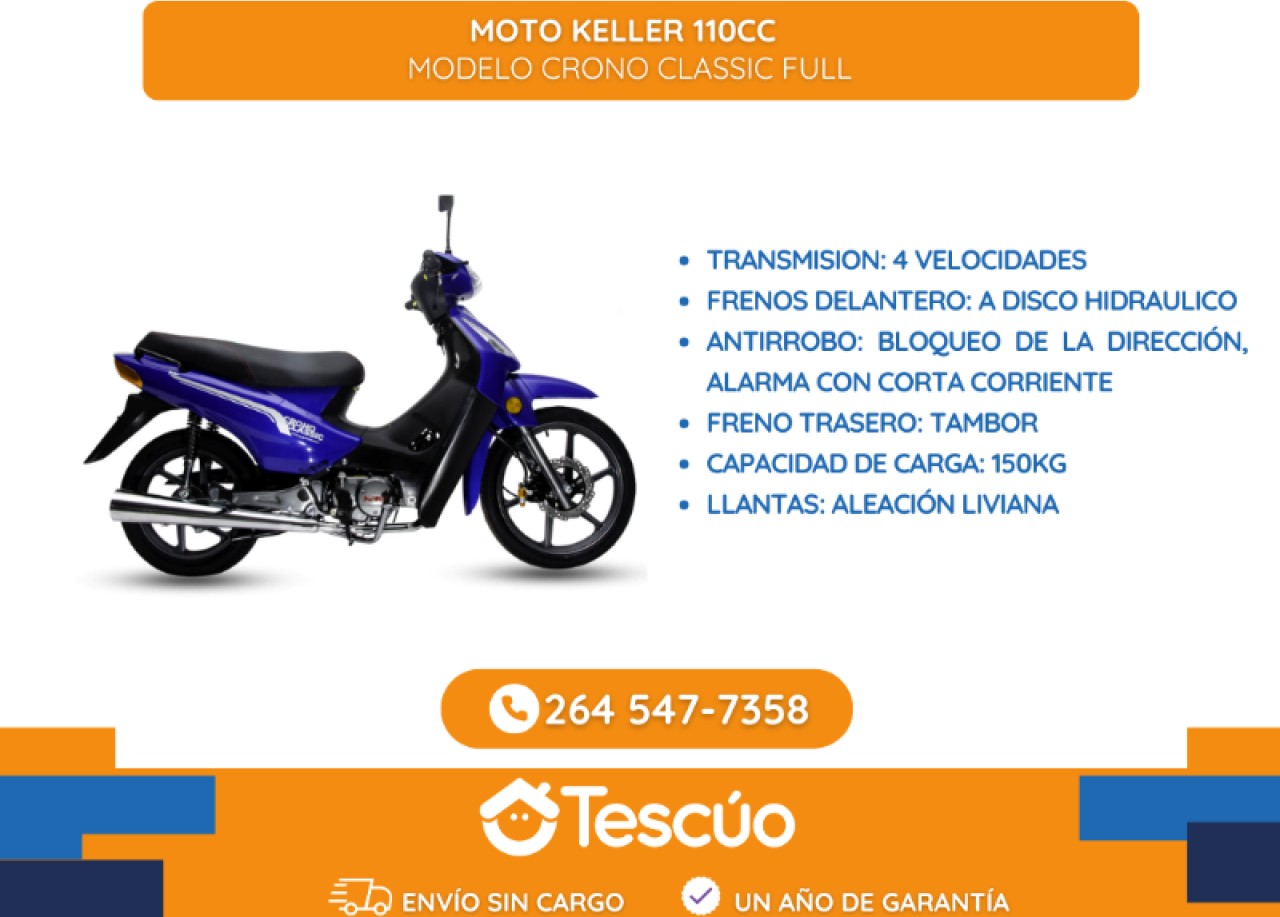 Keller 110 (cronos Classic Full)- Un Año De Garantía- Credito Con Dni