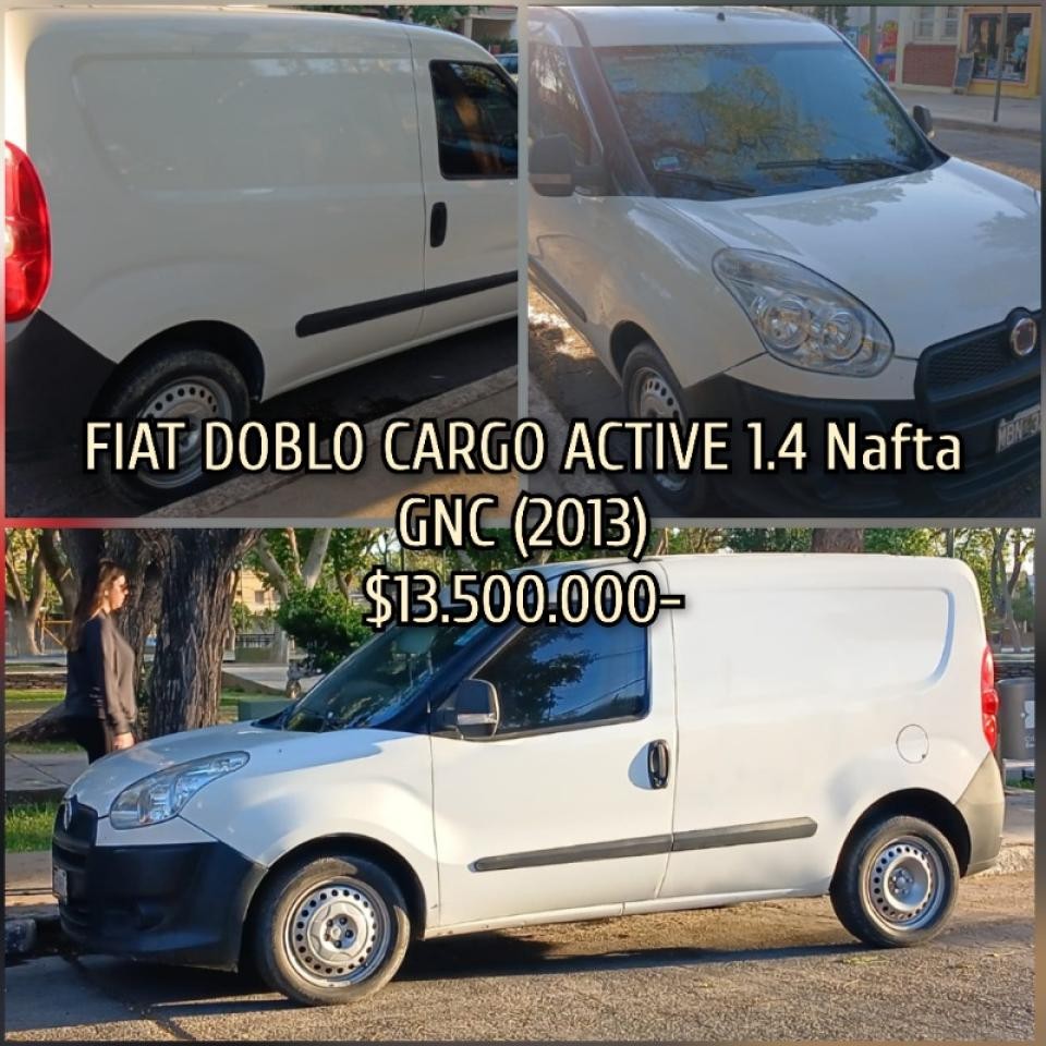 Fiat Doblo Cargo Active 1.4 Nafta Gnc (2013) ‼️