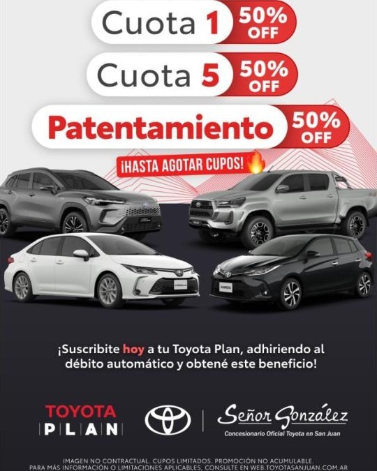 Plan De Ahorro 100% Yaris Flex - Cuotas 1 Y 5 + Patentamiento Bonificado. En Un 50%. Licite Con Su Usado