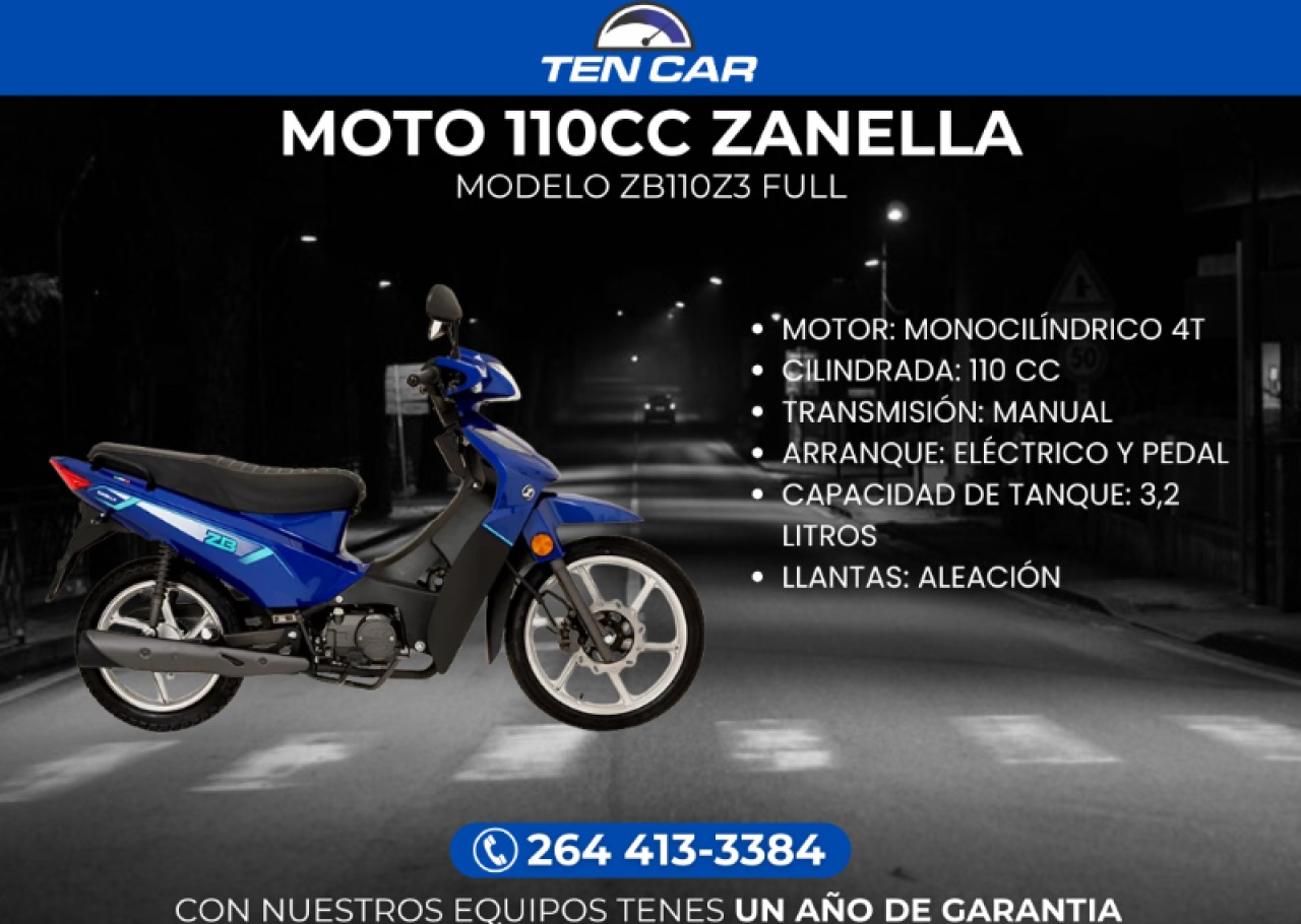 Moto 110 Zanella Zb110z3 Full