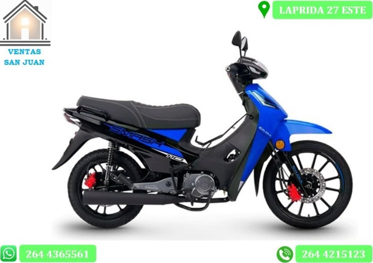 Moto 110 Nueva Smash Full Gilera 0km 2025