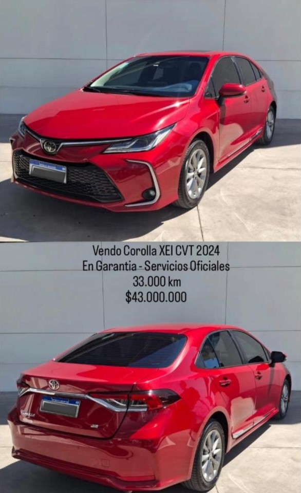 Toyota Corolla Xei Automático 2024