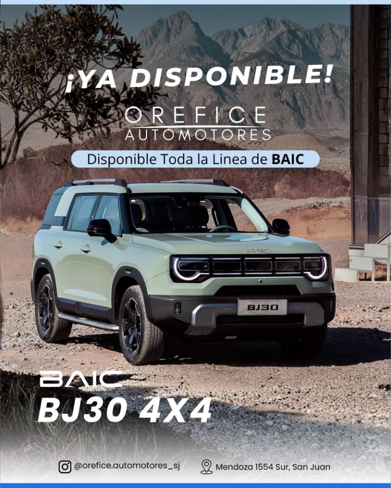 ⚡ Baic Bj30 4x4 - Disponemos De Las Mejores Opciones De Financiación Con Tasa Fija Y Uva 🏦🤝🏽