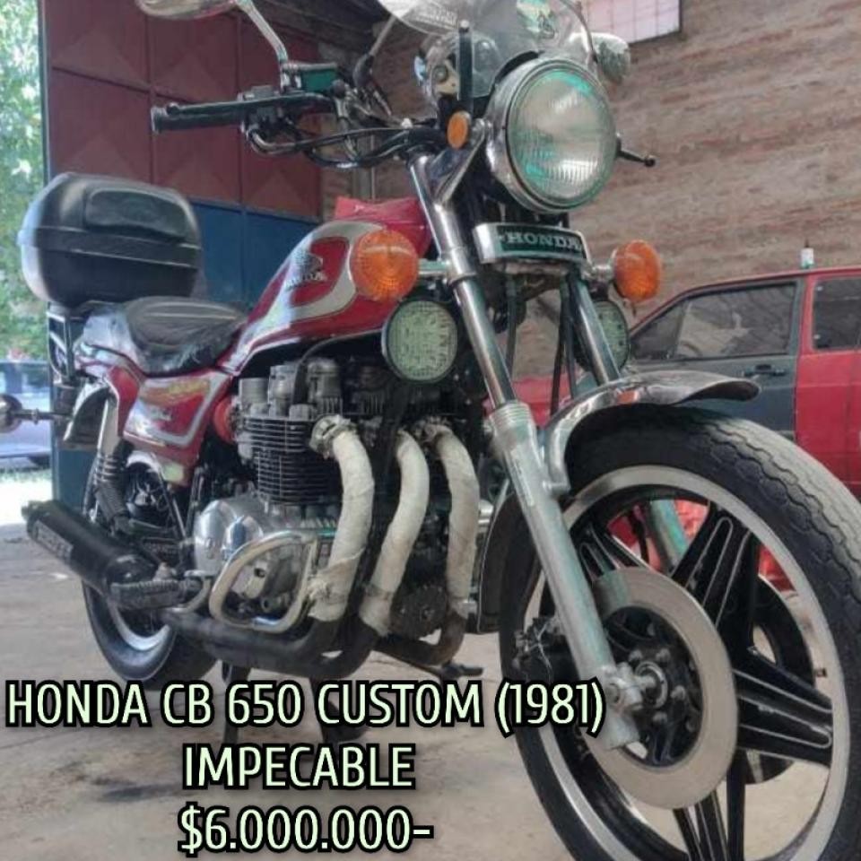 Hoy 🏍️ Honda Cb 650 Custom (1981) Impecable ‼️