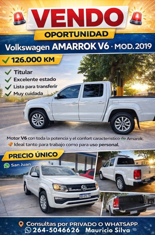 Volkswagen Amarok V6 - Mod. 2019