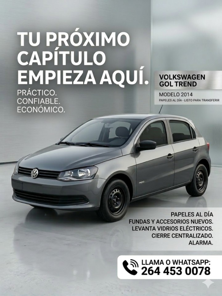 Volkswagen Gol Trend 2014. Gran Oportunidad Para Tu Próximo Medio De Transporte