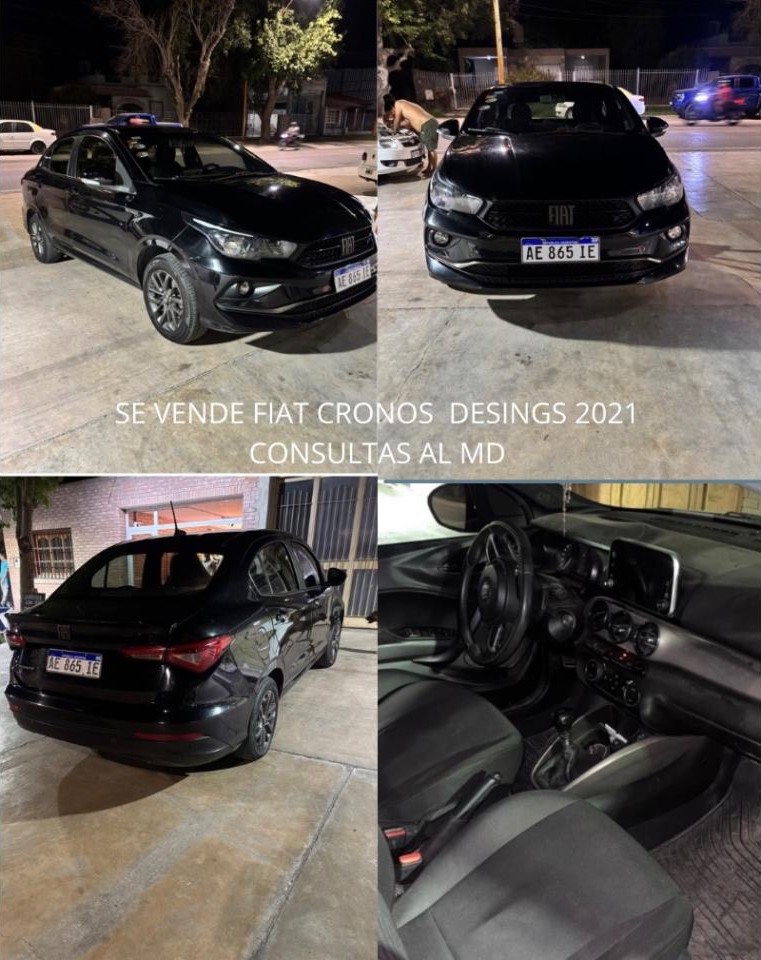 Fiat Cronos 1.3 Desings 2021 Gnc