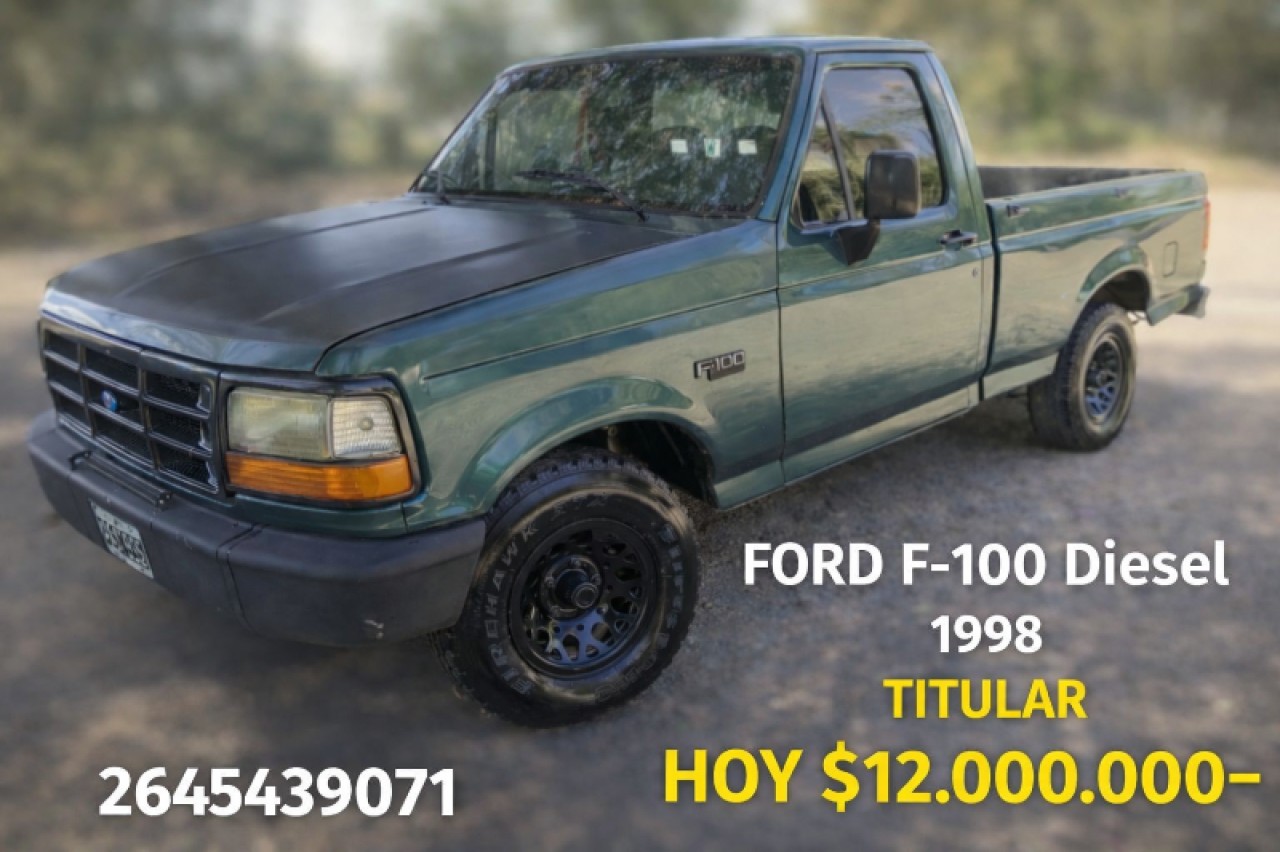 Hoy 🔰 Ford F100 Diesel (1998) - Titular ‼️
