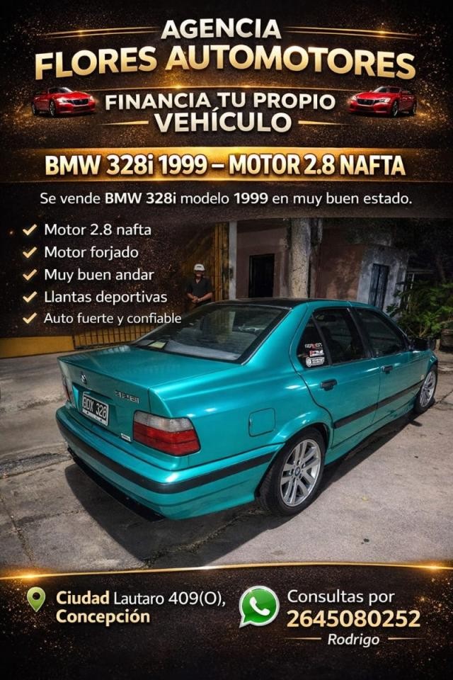 Bmw 328i Nafta 1999 Motor 2.8 Nafta Títular. Motor Forjado, Muy Buenas Condiciones