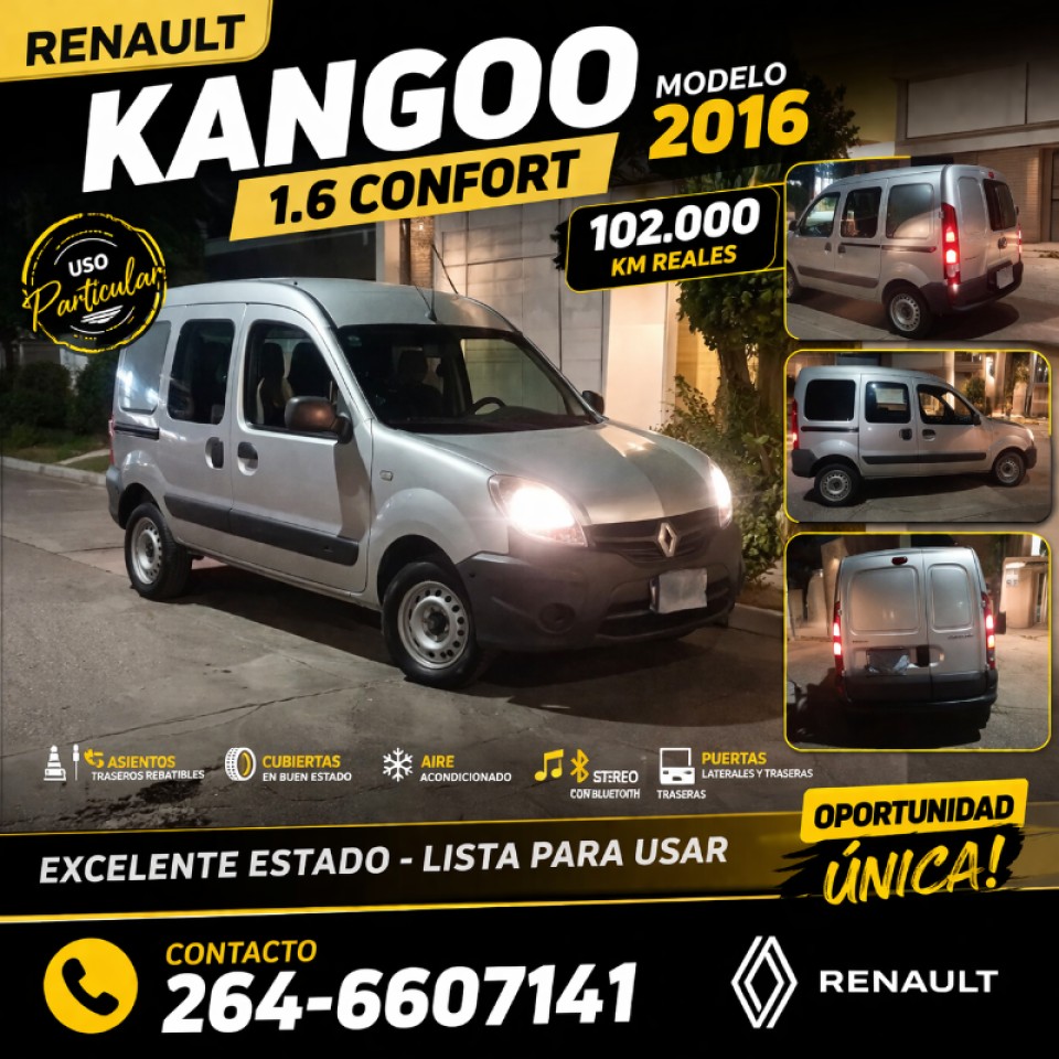 Renault Kangoo Confort Pack , Segunda Mano