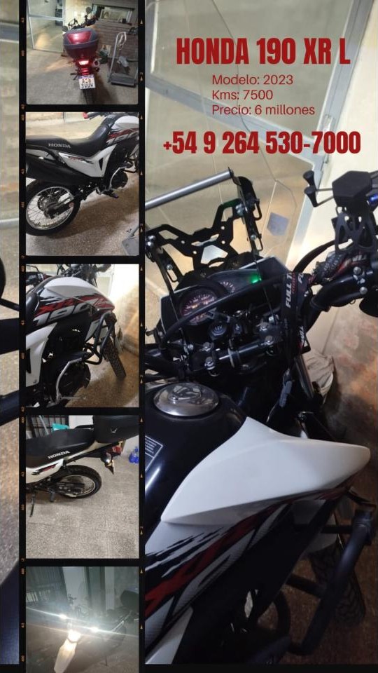 Honda 190 Xr L Impecable