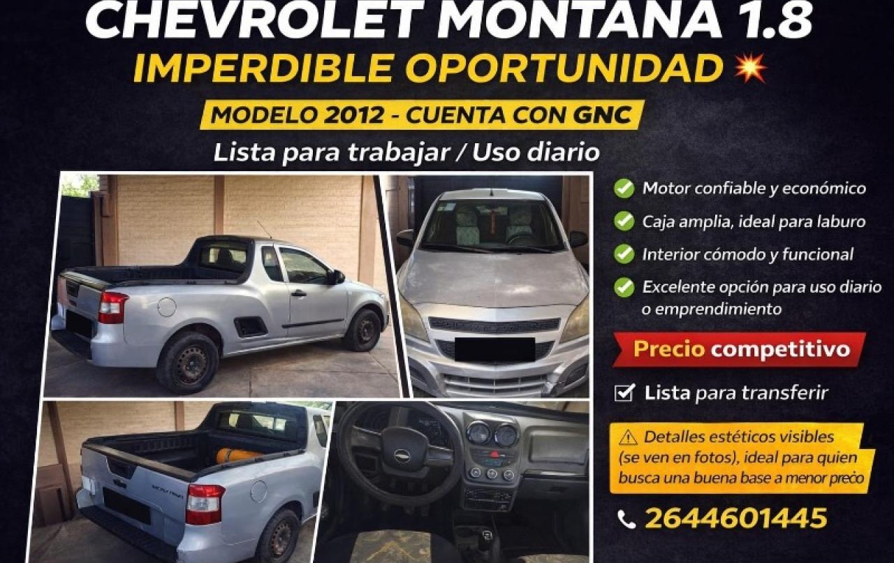 Chevrolet Montana 2012 180.000 Km