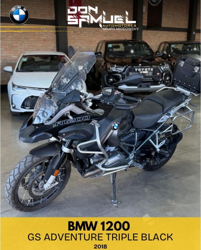 Bmw 1200 Gs Adventure Triple Black - Modelo 2018 -
