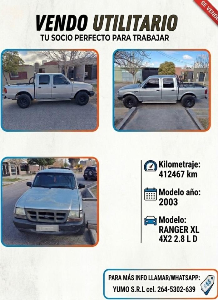 Ford Ranger Xl C/c 4x2 2.8 L D