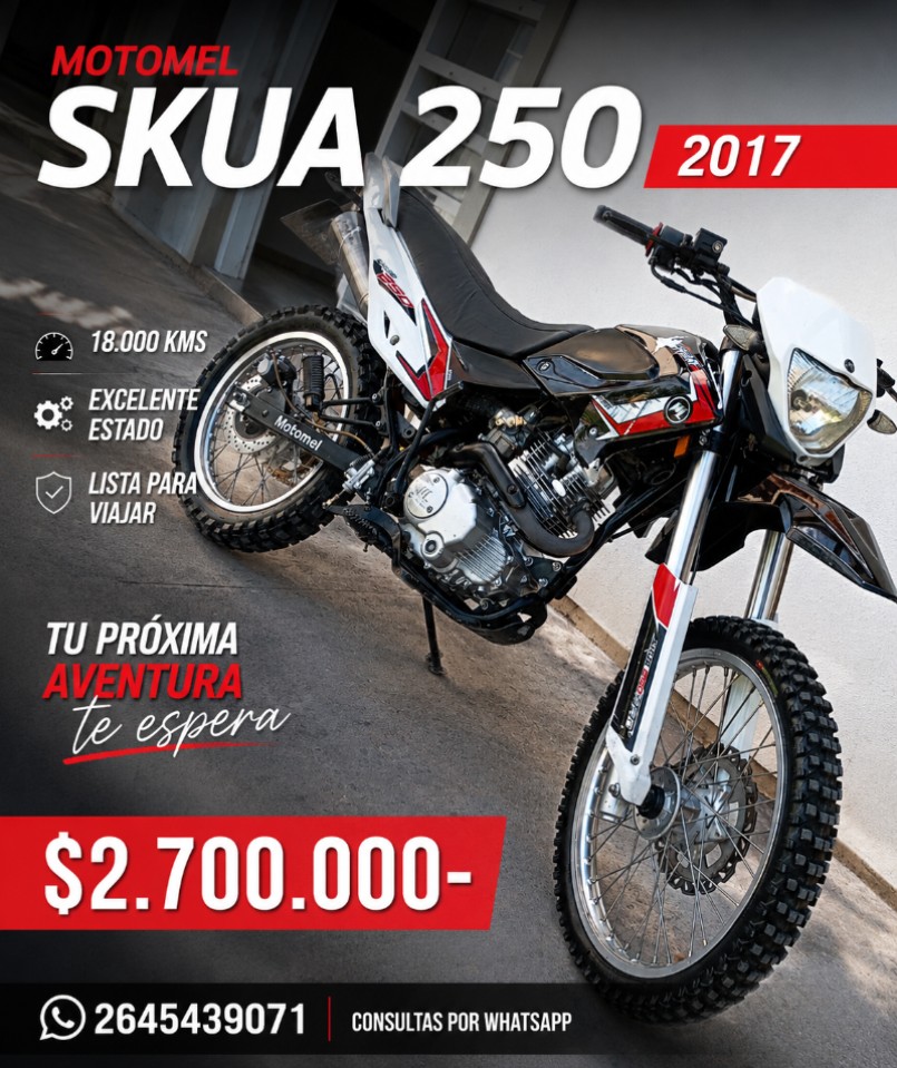 🏍️ Motomel Skua 250 (2017) - Titular ‼️