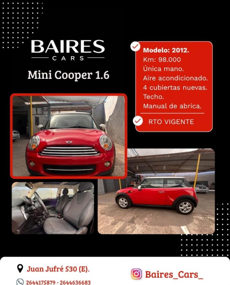 Mini Cooper 1.6 2012