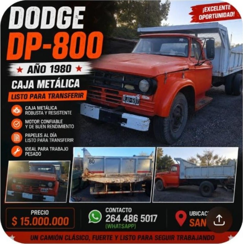 Camion Dodge Dp 8000
