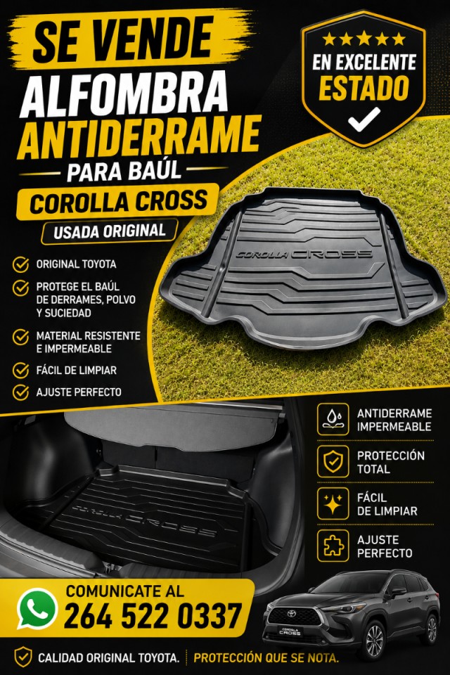 Alfombra Antiderrame Corolla Cross