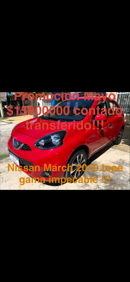 Contado Efectivo Transferido Nissan March 2019 Full Full