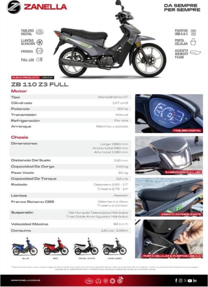 Zanella Zb 110 Full