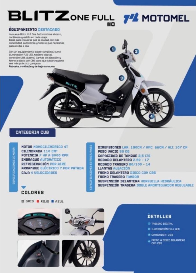 Motomel Blitz 110 Full
