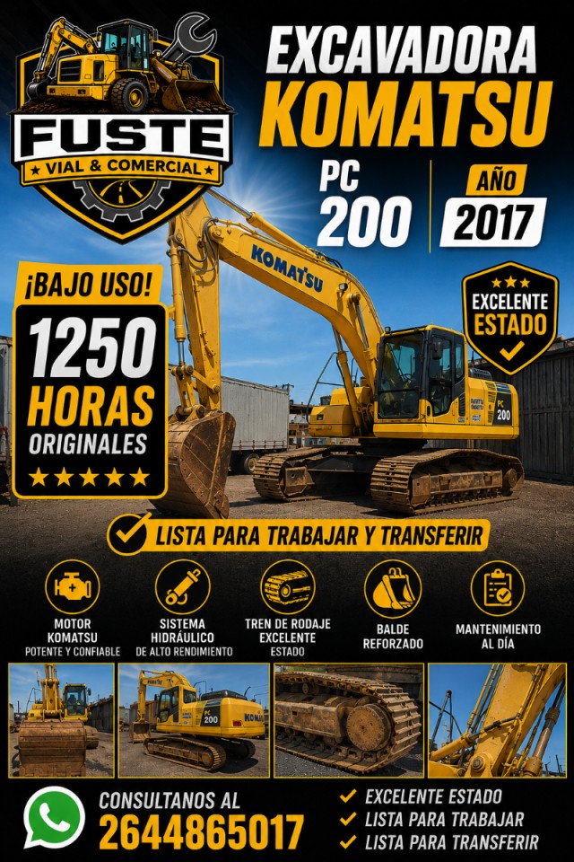 Excavadora Komatsu Pc-200 A