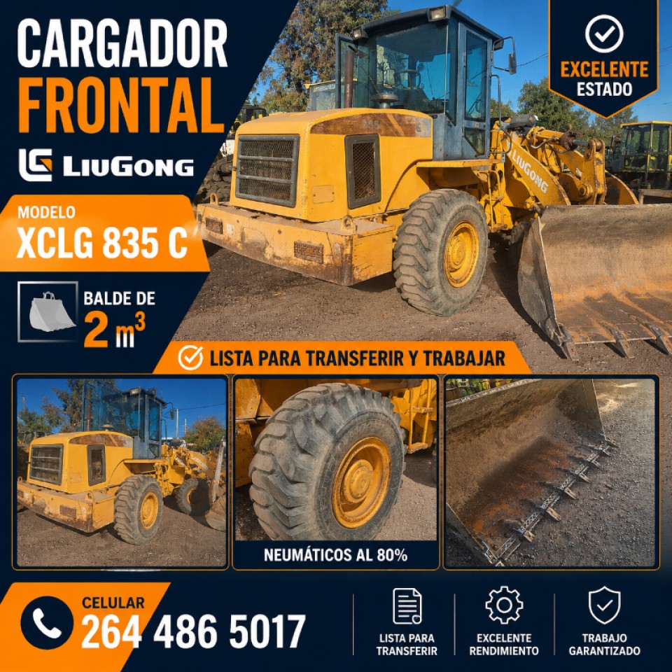 Cargador Frontal Marca Liu Gong