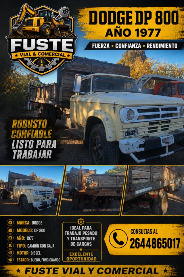 Camion Dodge Dp 8000 1977