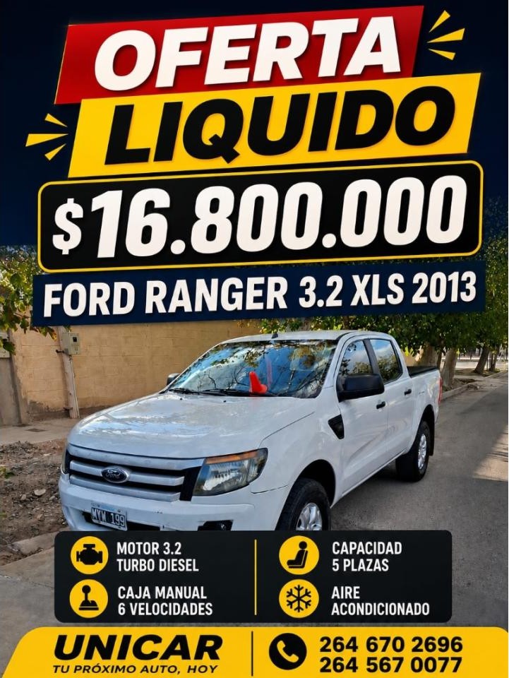 Ford Ranger Xls 2013 4x2. Oferta