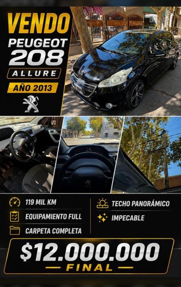 Peugeot 208 Modelo 2013