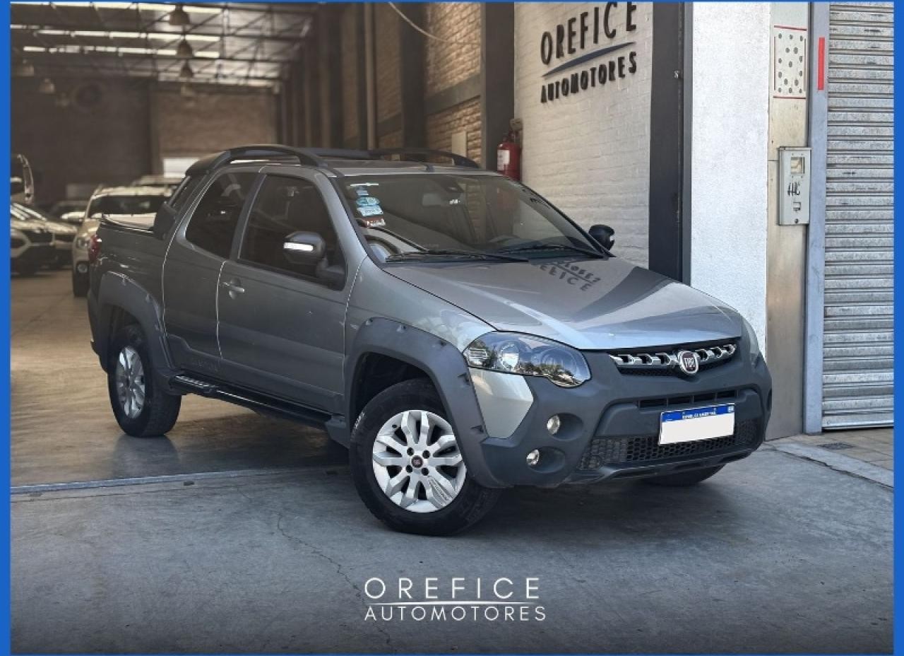 🚗 Fiat Strada 1.6 Adventure Con Gnc 5ta Gen 2018 Anticipo De $11.500.000 Y Cuotas Fijas En Pesos ✅