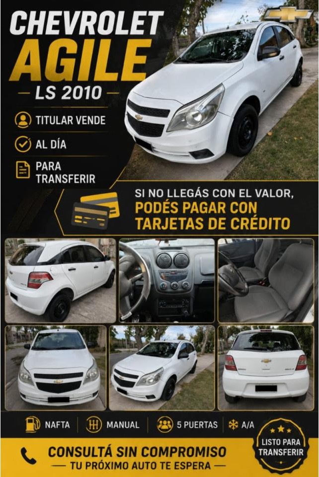 Chevrolet Agile Ls 2010